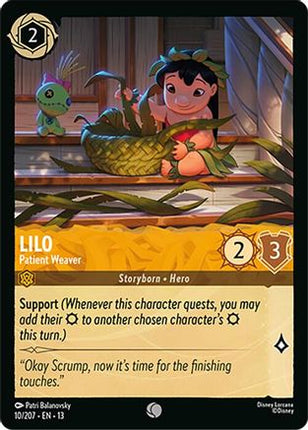 Lilo - Patient Weaver (10/204) - Attack of the Vine Cold Foil