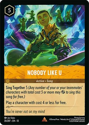 Nobody Like U (35/204) - Attack of the Vine Cold Foil