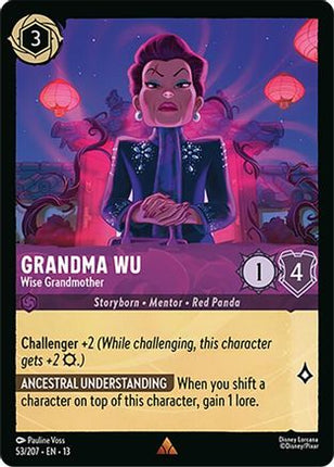 Grandma Wu - Wise Grandmother (53/204) - Attack of the Vine Cold Foil