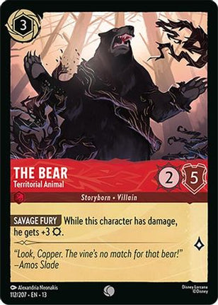 The Bear - Territorial Animal (112/204) - Attack of the Vine