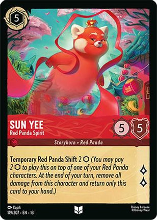 Sun Yee - Red Panda Spirit (119/204) - Attack of the Vine