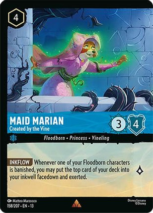 Maid Marian - Created by the Vine (Foil) (158/204) - Attack of the Vine Cold Foil