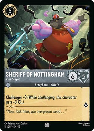 Sheriff of Nottingham - Vine Slayer (181/204) - Attack of the Vine Cold Foil