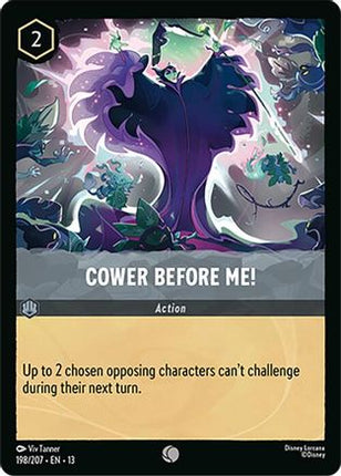 Cower Before Me! (198/204) - Attack of the Vine Cold Foil