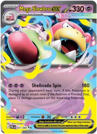 Mega Slowbro ex 031- ME05 Pitch Black Holofoil