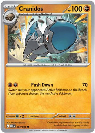 Cranidos 044- ME05 Pitch Black Reverse Holofoil