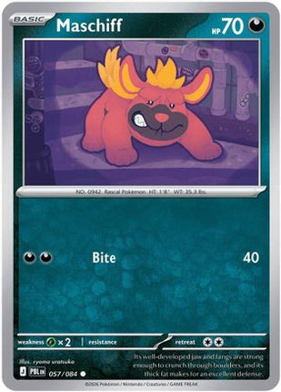 Maschiff 057- ME05 Pitch Black Reverse Holofoil