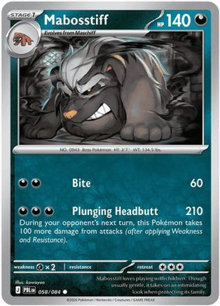 Mabosstiff 058- ME05 Pitch Black