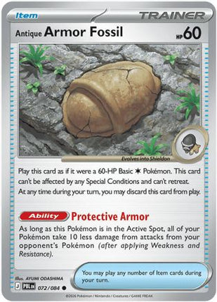 Antique Armor Fossil 072- ME05 Pitch Black