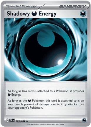 Shadowy Darkness Energy 083- ME05 Pitch Black Reverse Holofoil