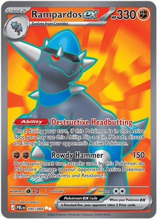 Rampardos ex 100/084 - ME05 Pitch Black Holofoil