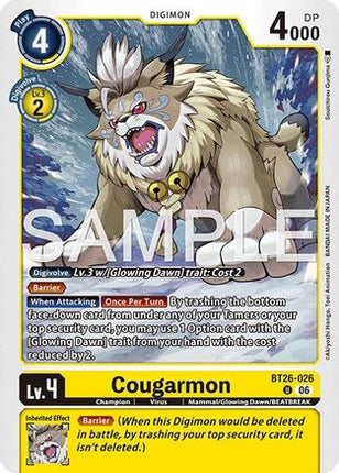 Cougarmon [BT26-026] [Timeless Bonds]