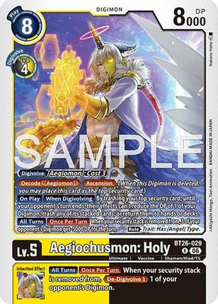 Aegiochusmon: Holy [BT26-029] [Timeless Bonds] Foil