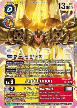 Jupitermon // Wide Plasmet [BT26-033] [Timeless Bonds] Foil