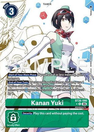 Kanan Yuki (Alternate Art) [BT26-090] [Timeless Bonds] Foil