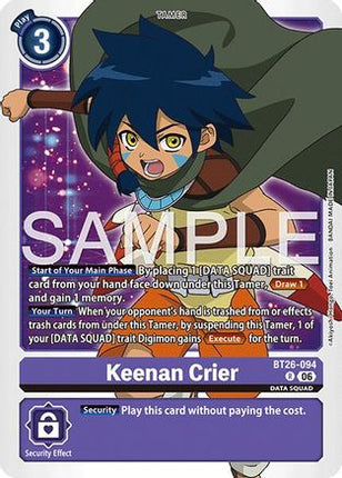 Keenan Crier [BT26-094] [Timeless Bonds] Foil