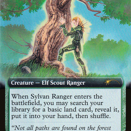 Sylvan Ranger (Extended Art) [Secret Lair Drop] Foil