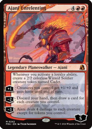 Ajani Unrelenting (242) [Reality Fracture]