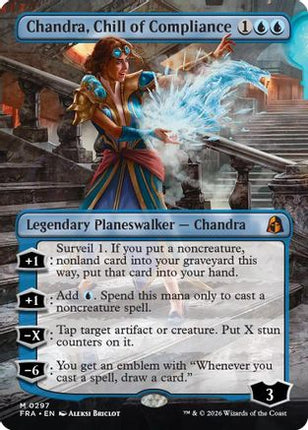 Chandra, Chill of Compliance (Borderless) (297) [Reality Fracture] Foil