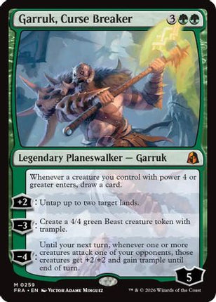 Garruk, Curse Breaker (259) [Reality Fracture] Foil