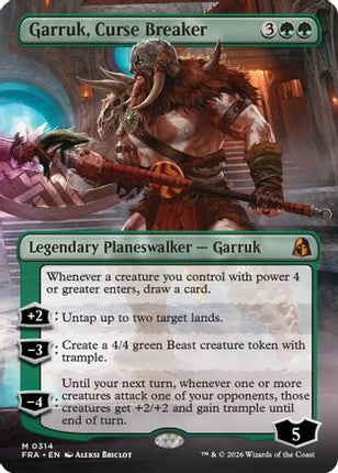 Garruk, Curse Breaker (Borderless) (314) [Reality Fracture]