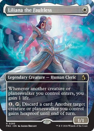 Liliana the Faultless (Borderless) (293) [Reality Fracture] Foil