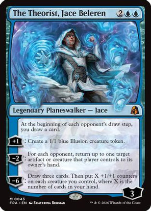 The Theorist, Jace Beleren (043) [Reality Fracture] Foil