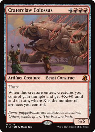 Craterclaw Colossus (078) [Reality Fracture]
