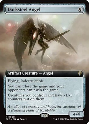 Darksteel Angel (Extended Art) (098) [Commander: Reality Fracture]
