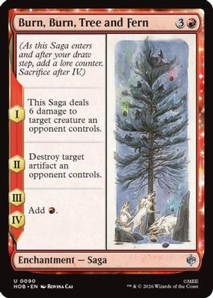 Burn, Burn, Tree and Fern (090) [The Hobbit] Foil