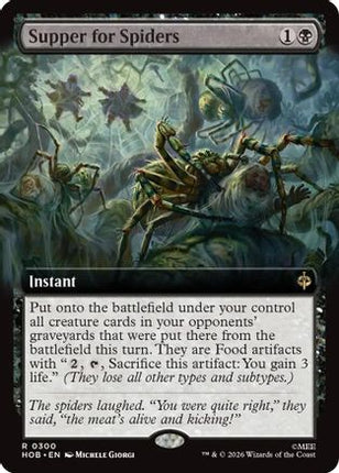 Supper for Spiders (Extended Art) (300) [The Hobbit] Foil