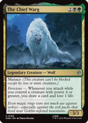 The Chief Warg (150) [The Hobbit] Foil