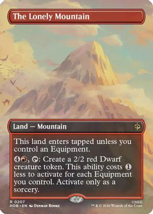The Lonely Mountain (Borderless) (0207) (207) [The Hobbit] Foil