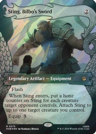 Sting, Bilbo's Sword (Showcase) (Surge Foil) (273) [The Hobbit] Foil