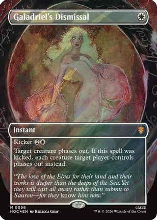 Galadriel's Dismissal (Borderless) (Surge Foil) (056) [The Hobbit: Eternal-Legal] Foil