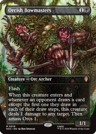 Orcish Bowmasters (Borderless) (019) [The Hobbit: Eternal-Legal] Foil
