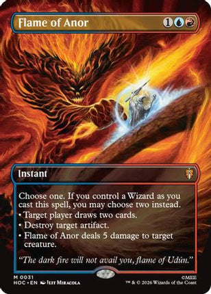 Flame of Anor (Borderless) (031) [The Hobbit: Eternal-Legal] Foil