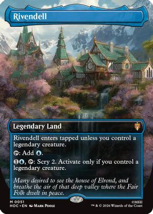 Rivendell (Borderless) (051) [The Hobbit: Eternal-Legal] Foil