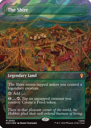 The Shire (Borderless) (Surge Foil) (092) [The Hobbit: Eternal-Legal] Foil