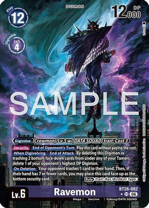 Ravemon (Alternate Art) [BT26-082] [Timeless Bonds] Foil