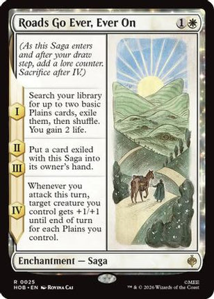 Roads Go Ever, Ever On (025) [The Hobbit] Foil