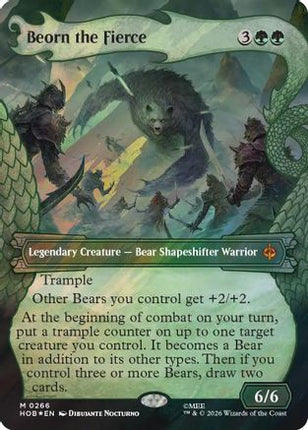 Beorn the Fierce (Showcase) (Surge Foil) (266) [The Hobbit] Foil