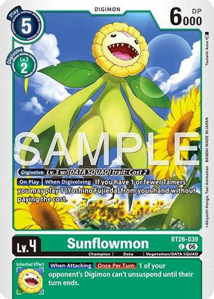 Sunflowmon [BT26-039] [Timeless Bonds]