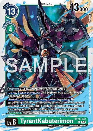 TyrantKabuterimon [BT26-047] [Timeless Bonds] Foil