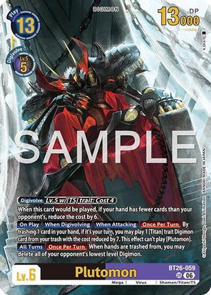 Plutomon [BT26-059] [Timeless Bonds] Foil