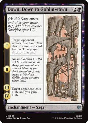 Down, Down to Goblin-town (065) [The Hobbit] Foil