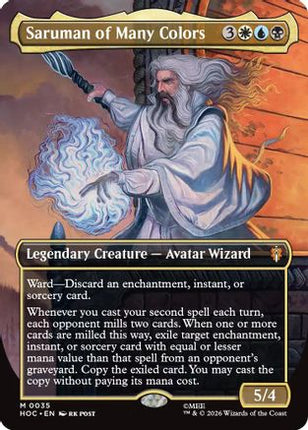 Saruman of Many Colors (Borderless) (035) [The Hobbit: Eternal-Legal] Foil