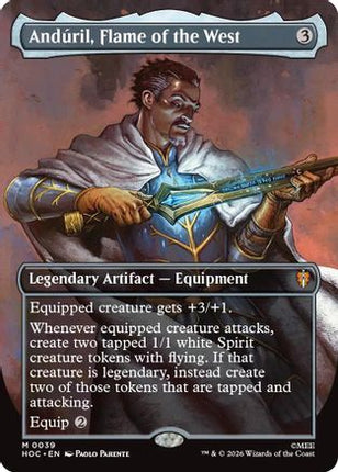 Anduril, Flame of the West (Borderless) (039) [The Hobbit: Eternal-Legal]