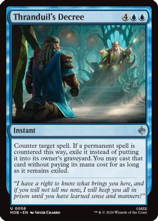 Thranduil's Decree (056) [The Hobbit] Foil
