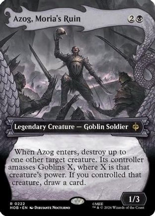 Azog, Moria's Ruin (Showcase) (222) [The Hobbit] Foil